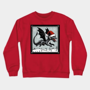 Happy Christmas Dragon Crewneck Sweatshirt